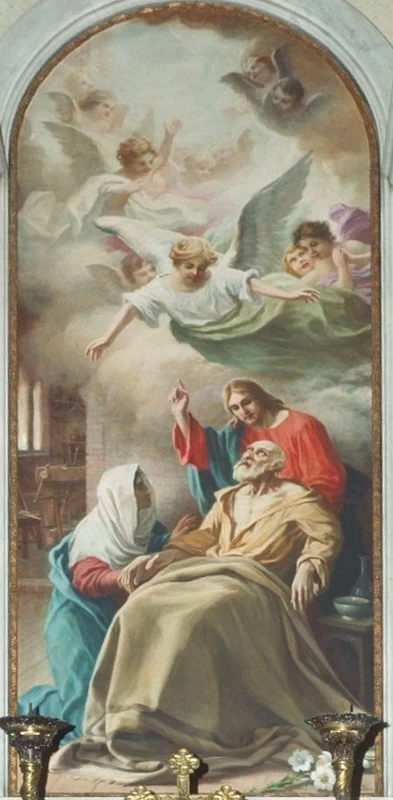 Il transito di san Giuseppe - 1927